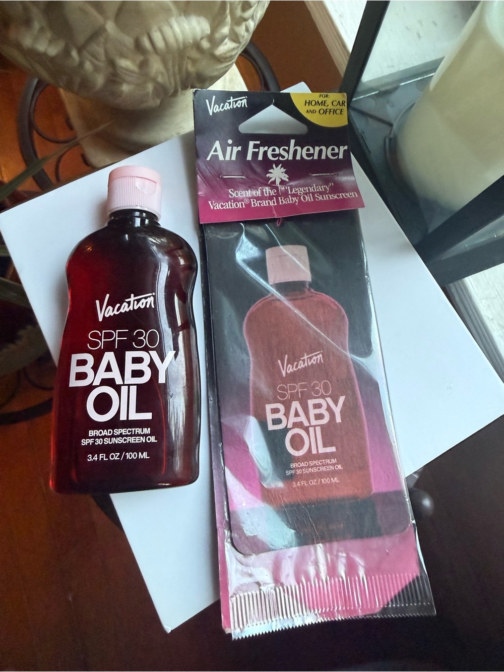 Vacaton SPF 30 Baby Oil Sunscreen - Pink Bottle